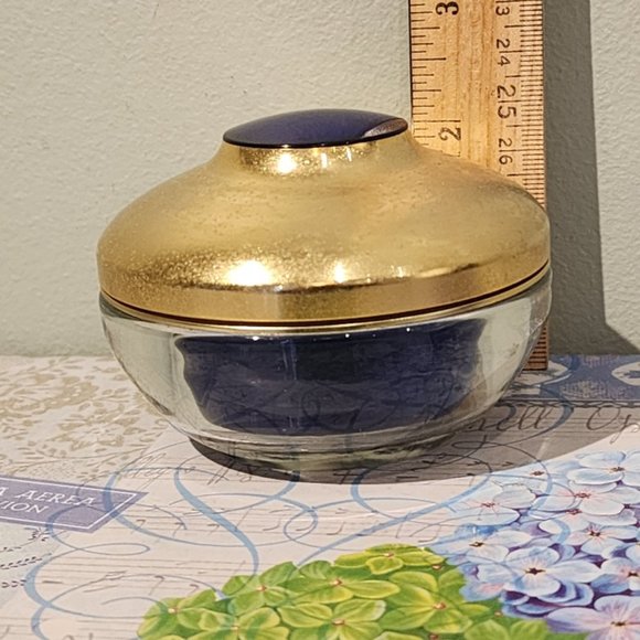 Vintage Guerlain Orchidee Imperiale Cream Container with Gold Tone Metal Lid #1 - Picture 13 of 13